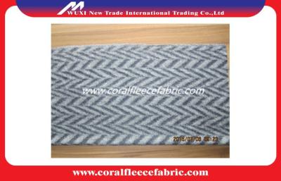 China Lightweight Melton Wool Jacquard Fabric Polyester Blend Fabric OEM for sale