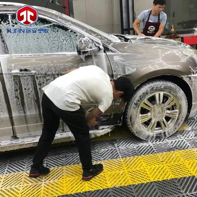 China Industrial Interlocking Garage Floor Mats For Car Wash And Auto Detailing Tiles for sale