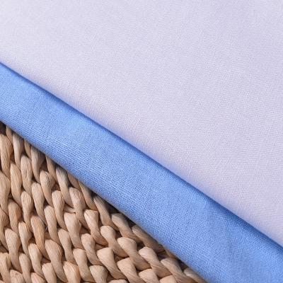 China 50% Plain 50% Viscose Blend Fabric French Short Linen Plain Dyed Rayon Linen Fabric Non Wash 10*10 196gms for sale