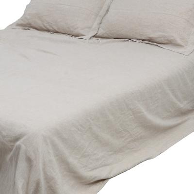 China 280cm Width Breathable Bedding Set Washed 100 Pure French Linen Wide Linen Fabric for sale