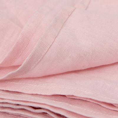 China Breathable 100% French Canvas Plain Dyed Woven Fabric Linen Wholesale Shirt Bedding Towels Canvas Bags Customized for sale