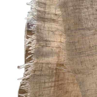 China Wholesale Natural Canvas Breathable Diabetic Medium Thick Linen Viscous Blend Fabric Eco-friendly Material Sustainable for sale