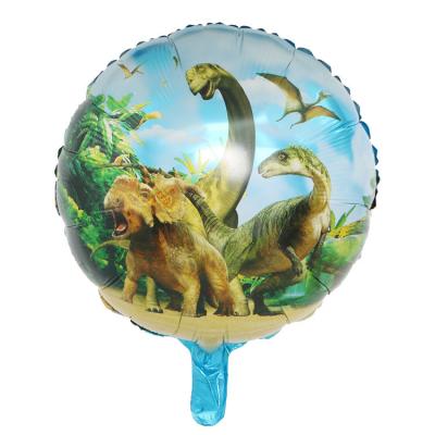 China Popular Jungle Theme Baby Shower Decoration Birthday Mylar Foil Helium Party Supplies 3D Balloons Cartoon Foil Balloons Dinosaur for sale