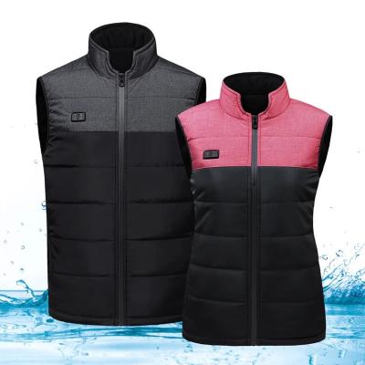 China Reversible Quick Winter Warm Clothing Men Coat Rechargeable Battery Heated Vest for sale