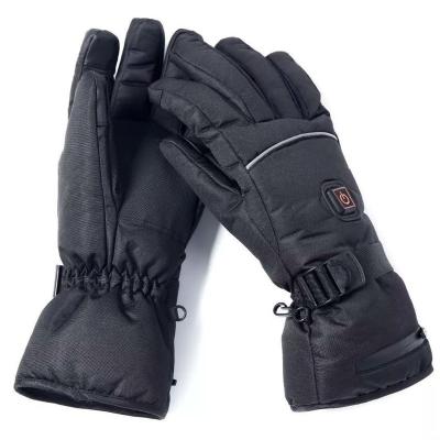 China Adjust Controller Motorcycle Cycling Waterproof Rechargeable Battery Thermostatic Electric Heated Gloves For Winter for sale