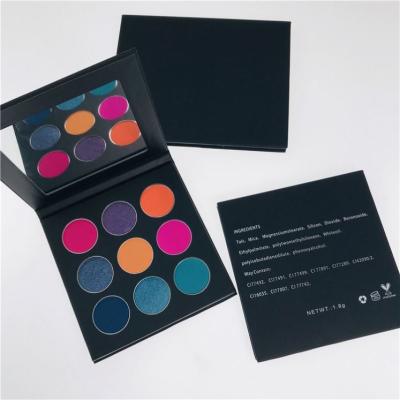 China Logo Acceptable Logo Acceptable Hot Sell Pallete Make Your Own Brand Wholesale Eyeshadow Palette for sale