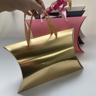 China Pillow Shape Recyclable High Quality Small Gift Box for sale