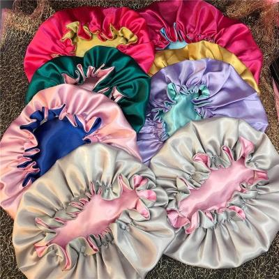 China New Product Designer Soft Satin Hair Soft Cowls With Logo for sale