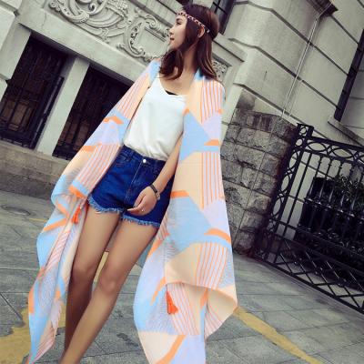 China Best Oneeno Dress Summer Sun Protective/Beautiful Women Long Light Weight Fashion Beach Wrap for Wholesale and Distribute for sale