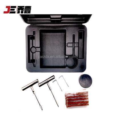 China Iron Plate T-Hand Tire Repair Tool Kit Hold Flat and Perforated Tire Set for sale