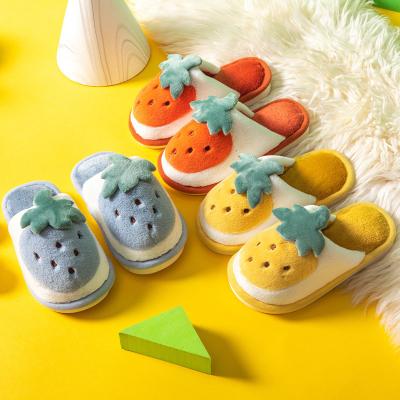 China Wholesale Lightweight Cute Girls Cotton Slides Winter Flat Soft Unique Warm Slides Slippers Fur Indoor Non-slip Slippers for sale