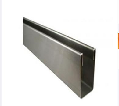 China Hot Rolled 201 Stainless Steel Channel Bar , Metal U Channel Customized Thickness for sale