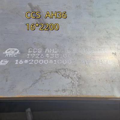 China High Strength Steel AH36 Plate SIZE : 50mmT x 2438mmW x 1500mmL Ship Steel Plate CCS LR BV Class For Marine for sale