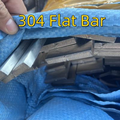 China ASTM A276 TP304 Stainless Steel Flat Bar SS304 Flat Bar 65*10*6000MM Hairline Surface for sale