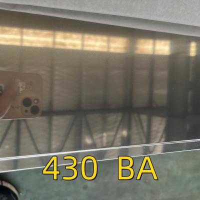 China 430 0.38 1000 2000 8K and BA Stainless Steel Sheet SUS430 1.4016 Metal Sheet for sale