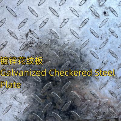 China ASTM A36 Checker Plate Steel 8.0*5Ft*20Ft Hot Rolled Mild Diamond Plate Steel Sheets 3-10mm for sale