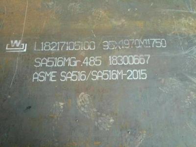 Cina ASTM A516 Gr70 Bolier Steel Plate ASME SA516 Grade 70 Carbon Steel Plate in vendita