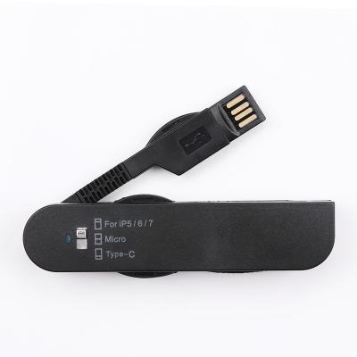 China Convenient Wholesale Mobile 3 In 1 Fast Charging Type C Android Usb Data Cable for sale