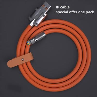 China All-Copper Metal Design Silicone 120W Super Fast Charging Liquid USB C Cable Type Video Game Player Micro C Cable for sale