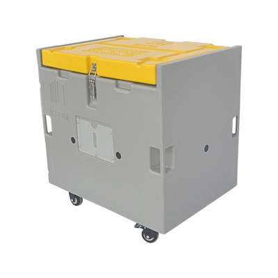 China Waterproof PE Material Cooler Box For Dry Ice Shipping Dry Ice Container for sale