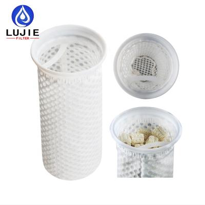 China LUJIE Aquarium Viable Wholesale 3D Honeycomb Mini Water Filter Sock Bag Internal Products Accessories Material for sale