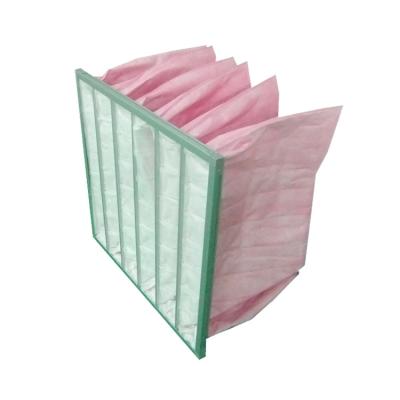 China Professional HVAC Medium Effect F5 F7 F6 F8 F9 Pocket Dust Air Filter Bag F5 Bag Filter F5 Bag Filter for sale