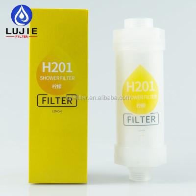 China With LUJIE Needle Filtration Vitamin C Aroma Ionic Showerhead Cartridge Main Water Filter Filtered Handheld Shower for sale