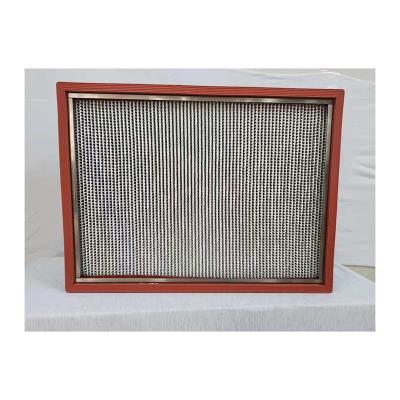 China Hot Selling Customized Galvanized Filter High Temperature Resistant Filter High Air Temperature And Hepa Filter for sale