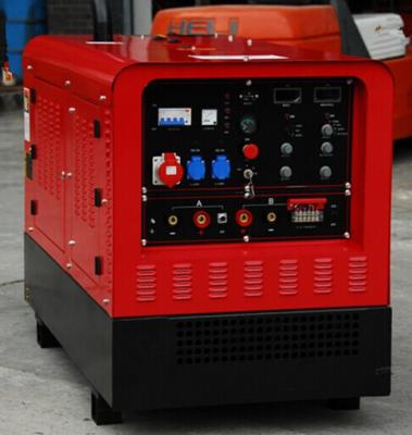 China Lincoln Dual Operation DC Welding Genset Diesel Generator Welder Two Outlets 30 - 500A for sale