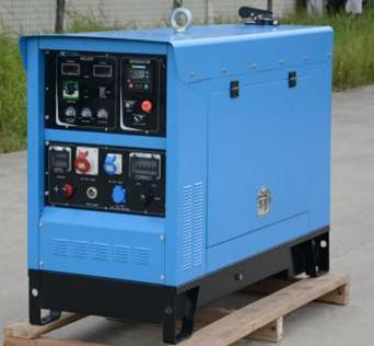 China Generador diesel silencioso del soldador de 10kva Kubota 400 amperios del motor de soldadora dual AVR en venta