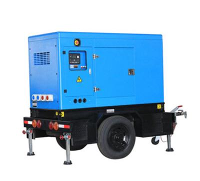 China 110kva 130kva Perkins Diesel Generator Trailer Towable AVR schwanzlos zu verkaufen