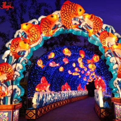 China China Lantern Festival Zigong Cartoon Theme Lantern Festival Leverancier Kerst Lantern Show Te koop