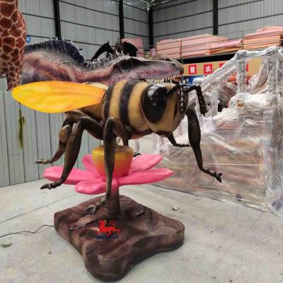 Chine Modèle d'abeille grandeur nature d'animaux animatroniques réalistes naturels de couleur à vendre