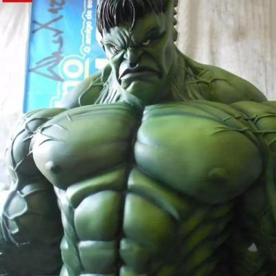 China Street Custom Fiberglass Products Real Resin Marvel Figuras Estatuas en venta