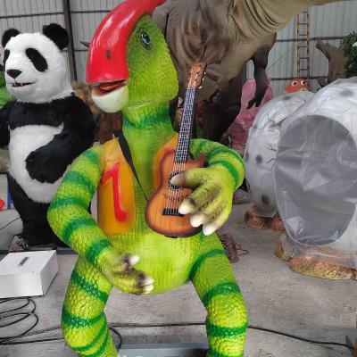 China Zeichentrickfilm Dinosaurier Animatronische Dino Band Für Vergnügungspark zu verkaufen