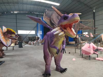 China Wearable Simulatie Animatronische Draak Kostüm Dinosaurus Model Te koop