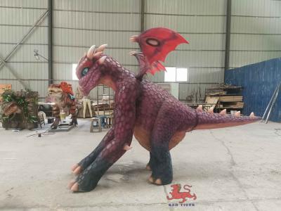 China Adventure Park Carnival Parade Attractive Animatronic Realistic Dragon Costume for sale