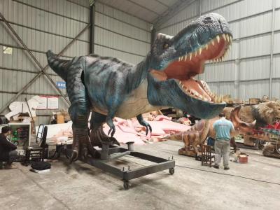 China Life Size Realistic Animatronic Dinosaur T-rex Servo Motors Dinosaur Wide Range of Movements for sale