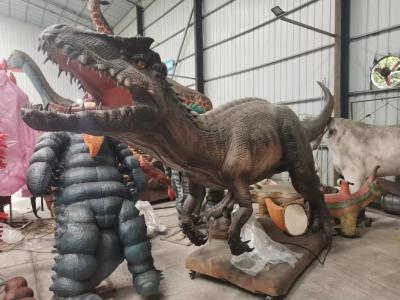 China Theme Park Realistic Animatronic Dinosaur Indoraptor 6 Meters Length for sale