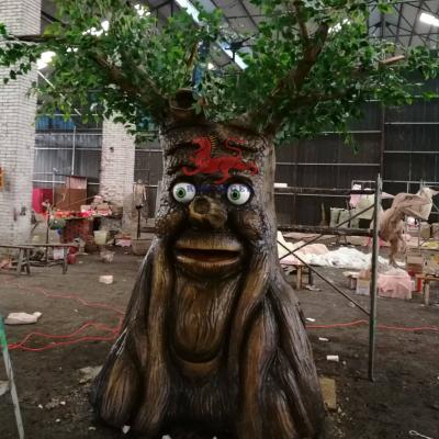 Cina Parco a tema Giardino Animatronic Pianta Parlante Albero a prova di sole in vendita