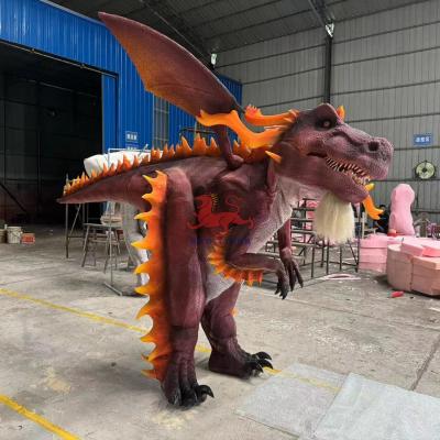 China Vertoonplaatsen Realistisch Animatronisch Drakenkostuum 12 maanden garantie Te koop