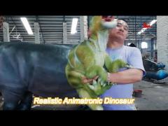 Jurassic World Dinosaur Theme Exhibitions Realistic Animatronic Dinosaur Triceratops Model