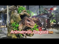 Size Customized Animatronic Dragons , Robot Dragons Tuv Approved