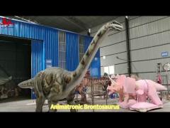 Animatronic Realistic Dinosaur Brontosaurus For Entertainment Equipment