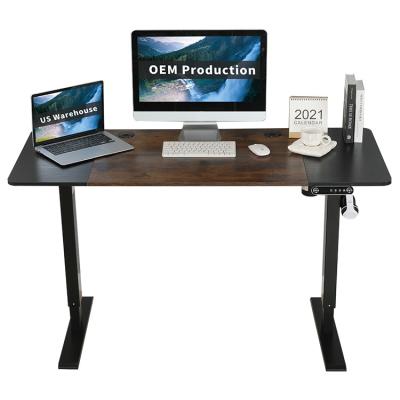 China (Height) US size 55inch motor classic office operation single adjustable free shipping premium home office simple adjustable running ergonomic table for sale