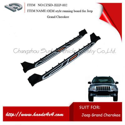 China Side Step Side Bars Running Tips Accessories For JEEP GRAND CHEROKEE CZSD-JEEP-002 for sale