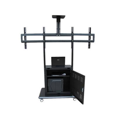 China Home Office/Professional Living Room Supplier Rotate 32-60 Inch Monitor Floor TV Stand Universal Cheapest 360 Degree Movable Cart TV for sale