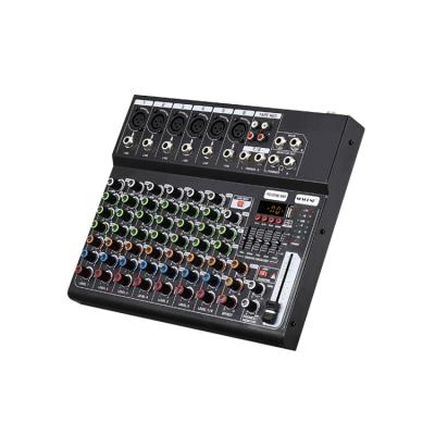 China Metal+plastic Factory Hot Sale Digital Mixing Console Audio Mixer Custom Bluetooth Kaarten Sound And Mixers For Music Equipment for sale