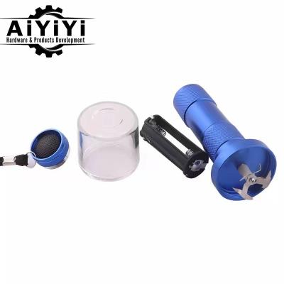 China CNC Aluminum CNC Machining Multifunctional Tool Arab New Design Hookah Shisha Lathe Flashlight Spinning Milling Grinders for sale