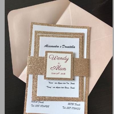 China Europe hot sale laser cut wedding invitation personalize invitation card for sale